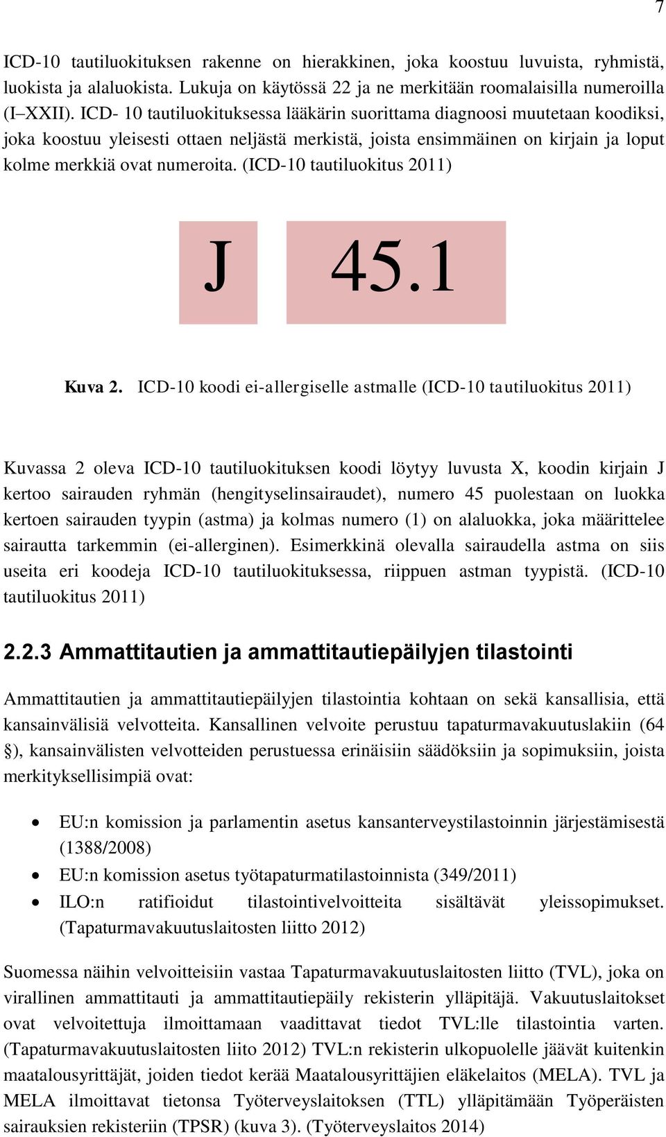 (ICD-10 tautiluokitus 2011) J 45.1 Kuva 2.