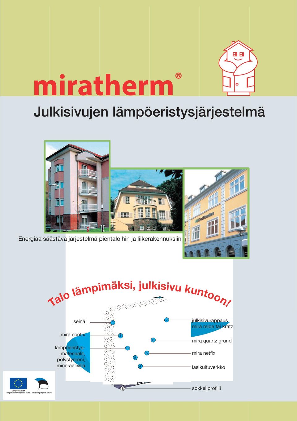 seinä 1 7 julkisivurappaus mira reibe tai kratz mira ecofix