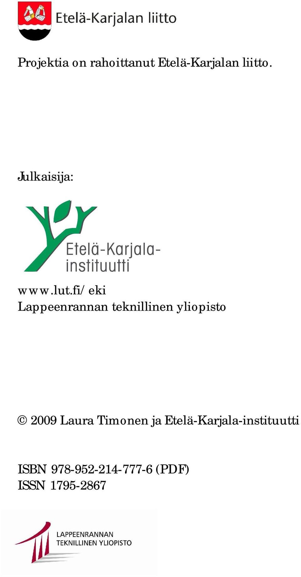 fi/eki Lappeenrannan teknillinen yliopisto 2009