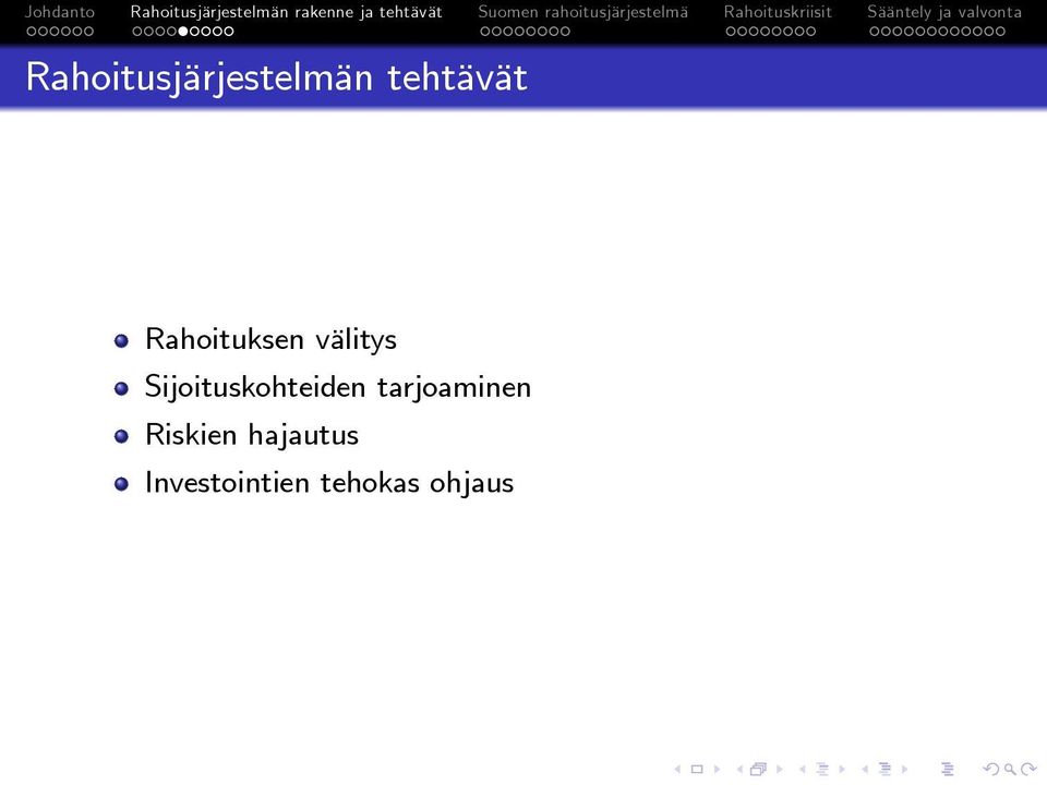 Sijoituskohteiden tarjoaminen