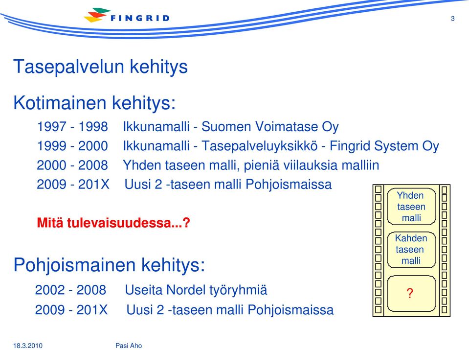 malliin 2009-201X Uusi 2 -taseen malli Pohjoismaissa Mitä tulevaisuudessa.