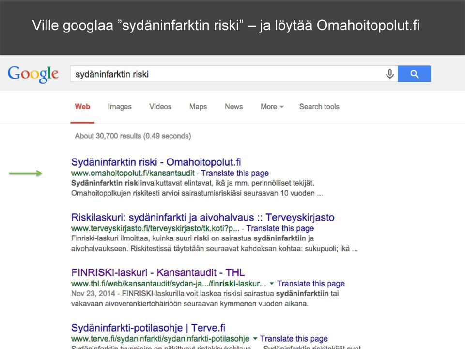 riski ja löytää