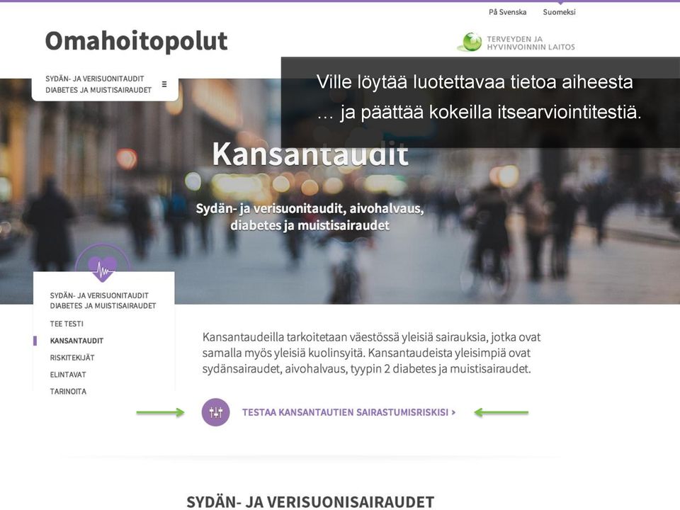 aiheesta ja päättää
