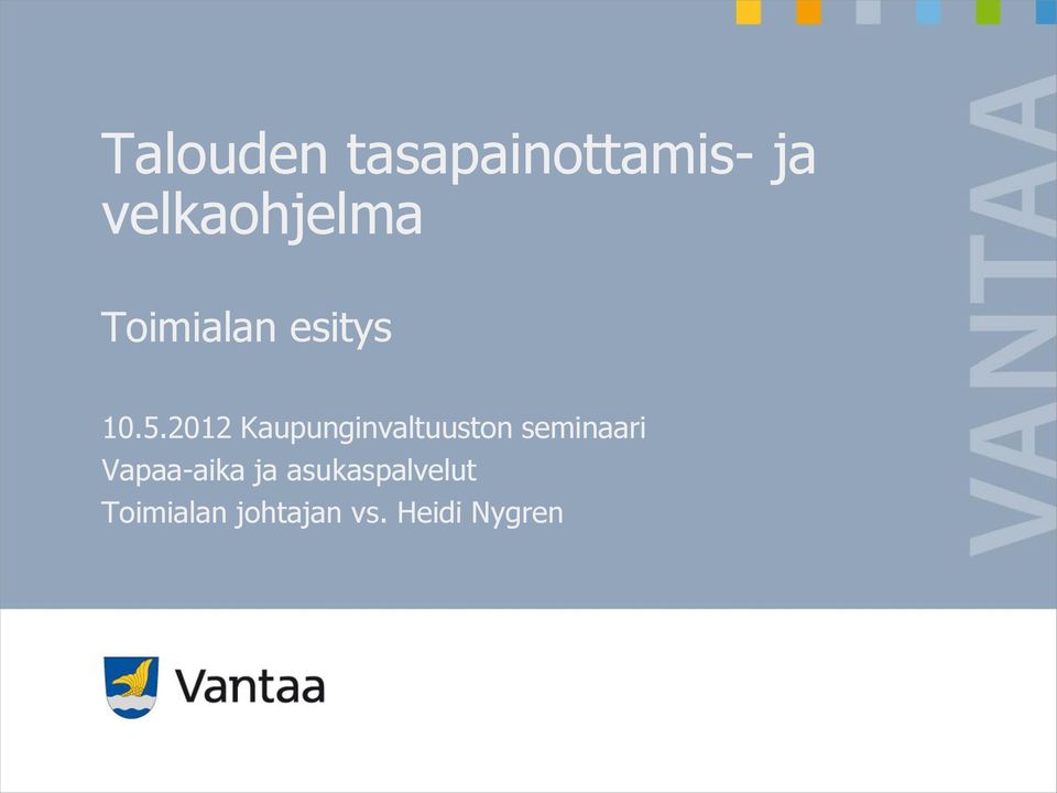 Kaupunginvaltuuston seminaari