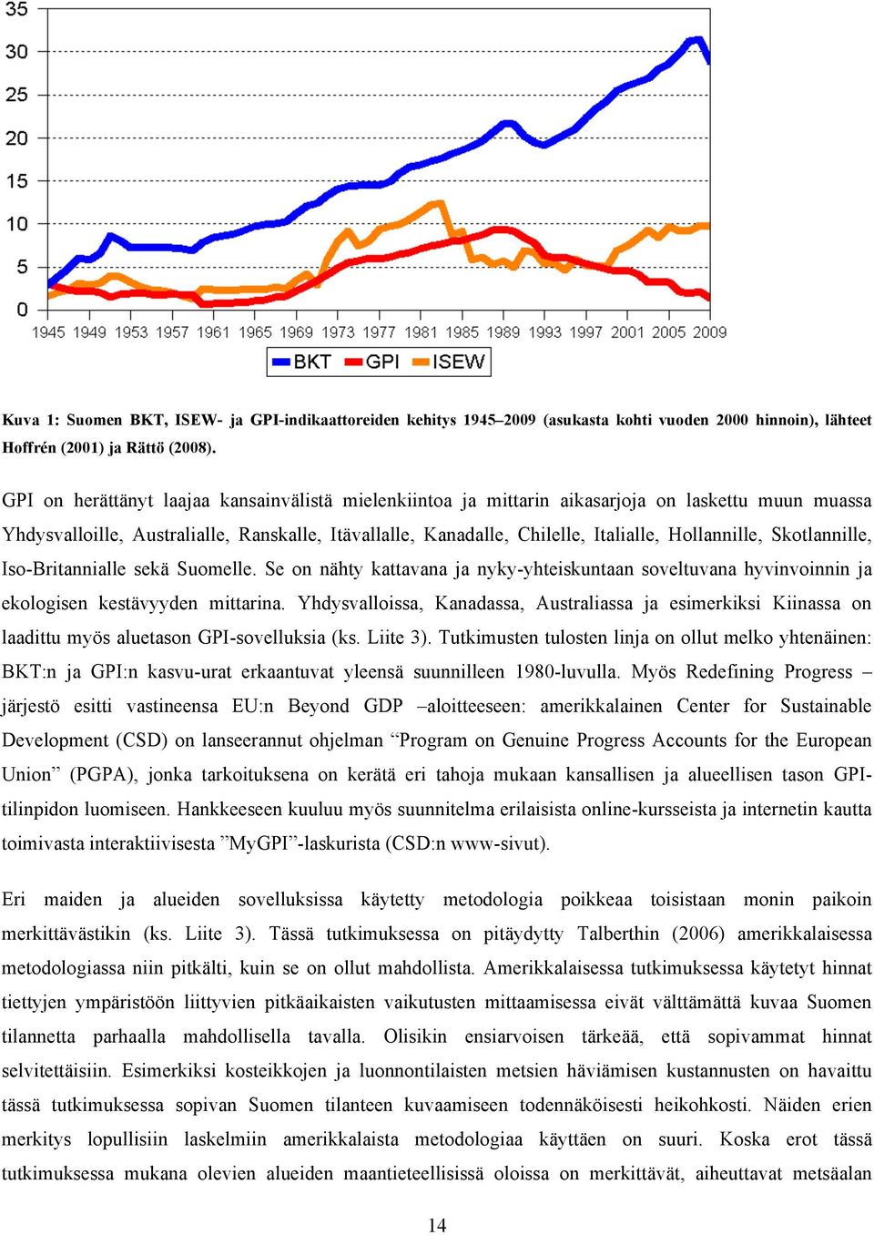 Hollannille, Skotlannille, Iso-Britannialle sekä Suomelle. Se on nähty kattavana ja nyky-yhteiskuntaan soveltuvana hyvinvoinnin ja ekologisen kestävyyden mittarina.