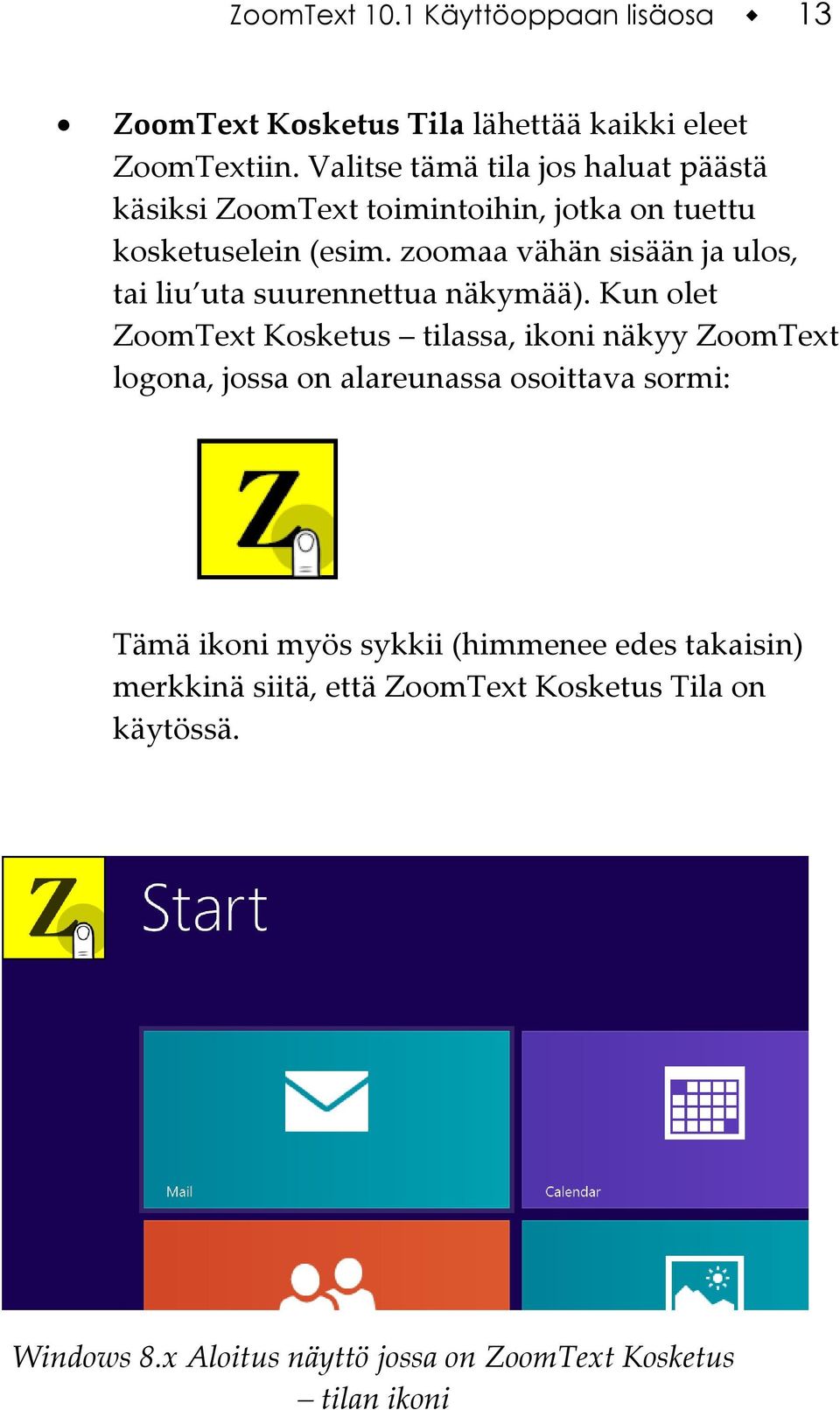 zoomaa vähän sisään ja ulos, tai liu uta suurennettua näkymää).