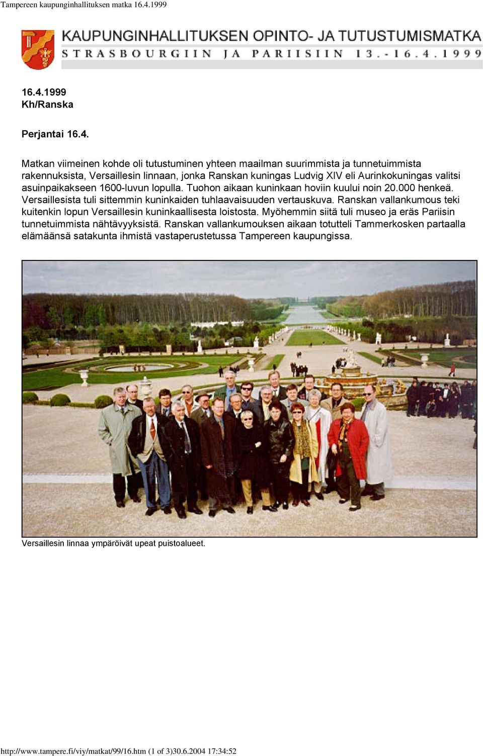 1999 Kh/Ranska Perjantai 16.4.