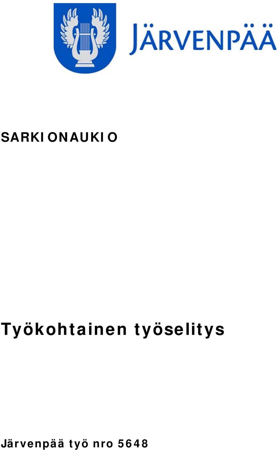 työselitys