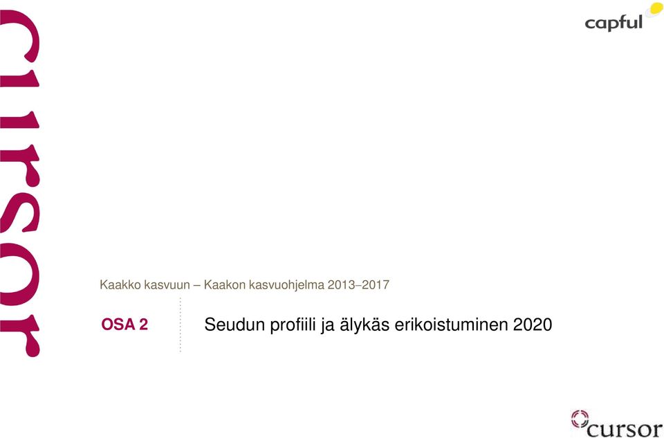 Seudun profiili ja älykäs