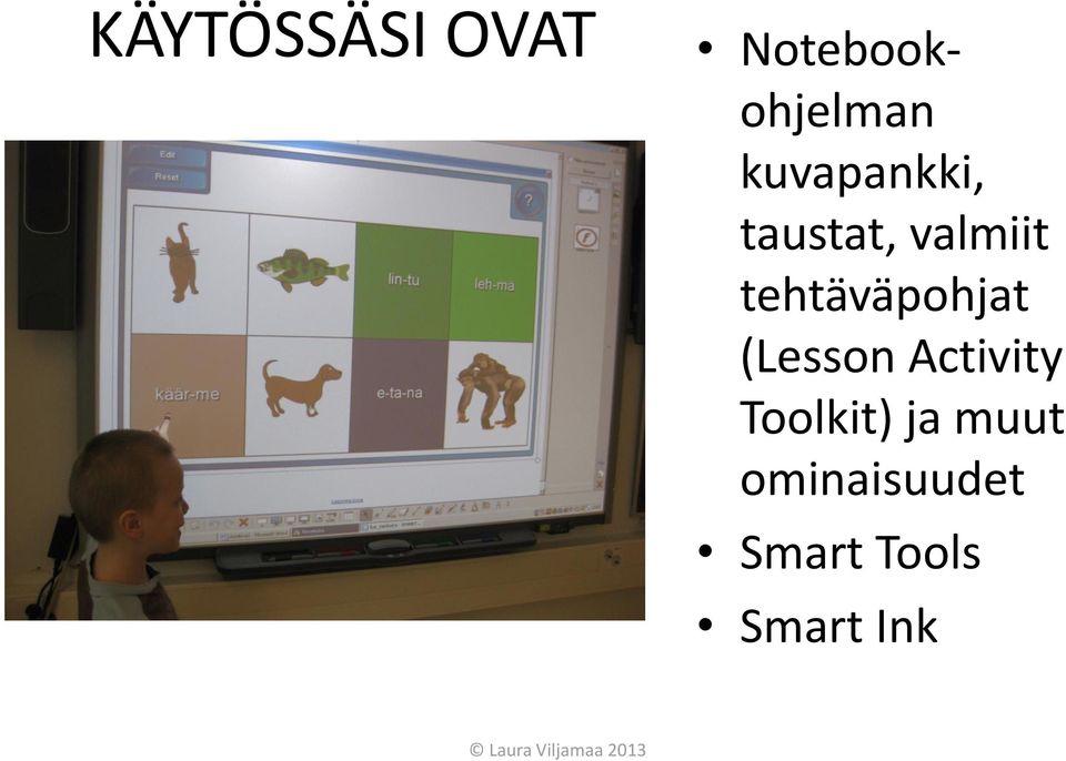 tehtäväpohjat (Lesson Activity