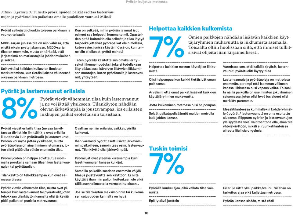 M200-sarja tilaa on enemmän, mutta on tärkeää, että järjestelmä on matkustajalla johdonmukainen ja selkeä.