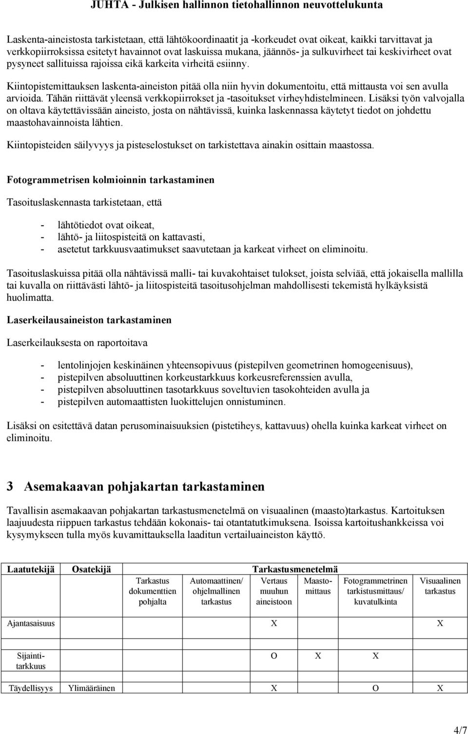 Tähän riittävät yleensä verkkopiirrokset ja -tasoitukset virheyhdistelmineen.