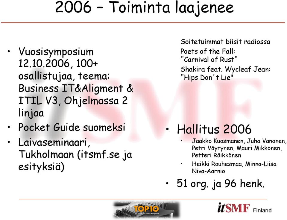 Laivaseminaari, Tukholmaan (itsmf.