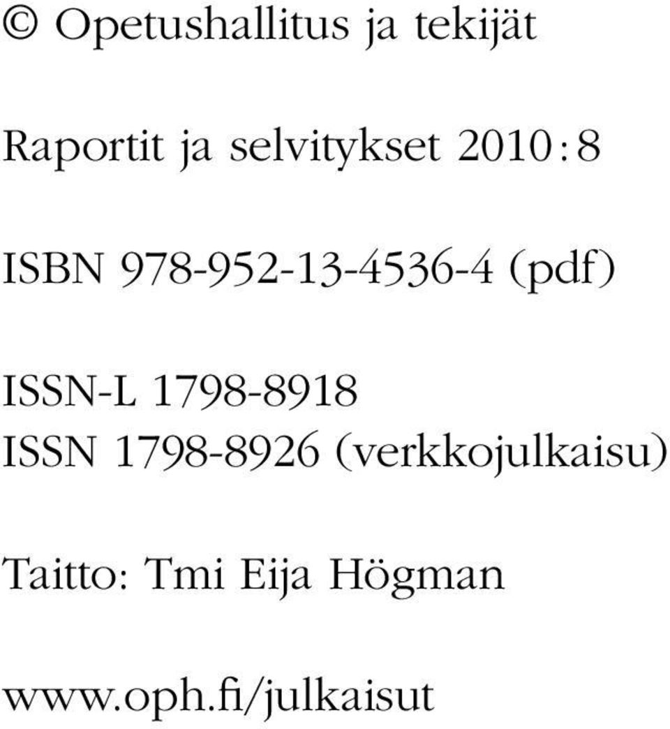 (pdf) ISSN-L 1798-8918 ISSN 1798-8926