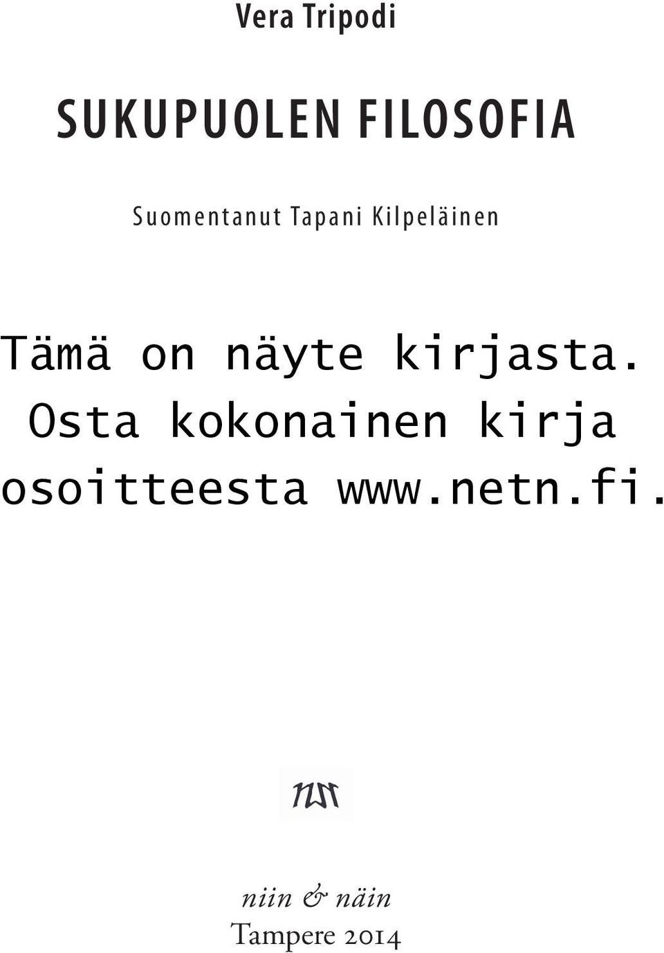 näyte kirjasta.