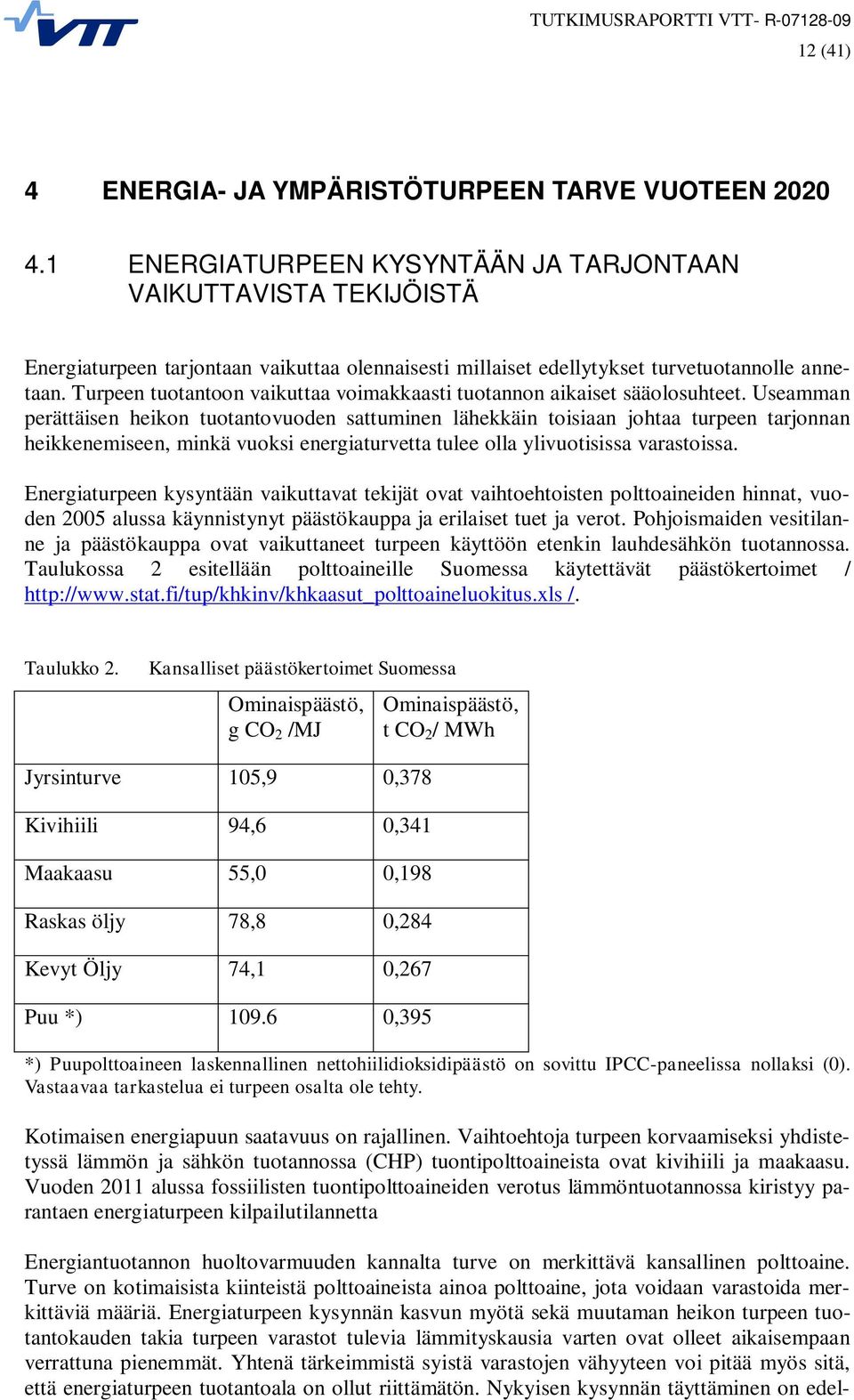 Turpeen tuotantoon vaikuttaa voimakkaasti tuotannon aikaiset sääolosuhteet.