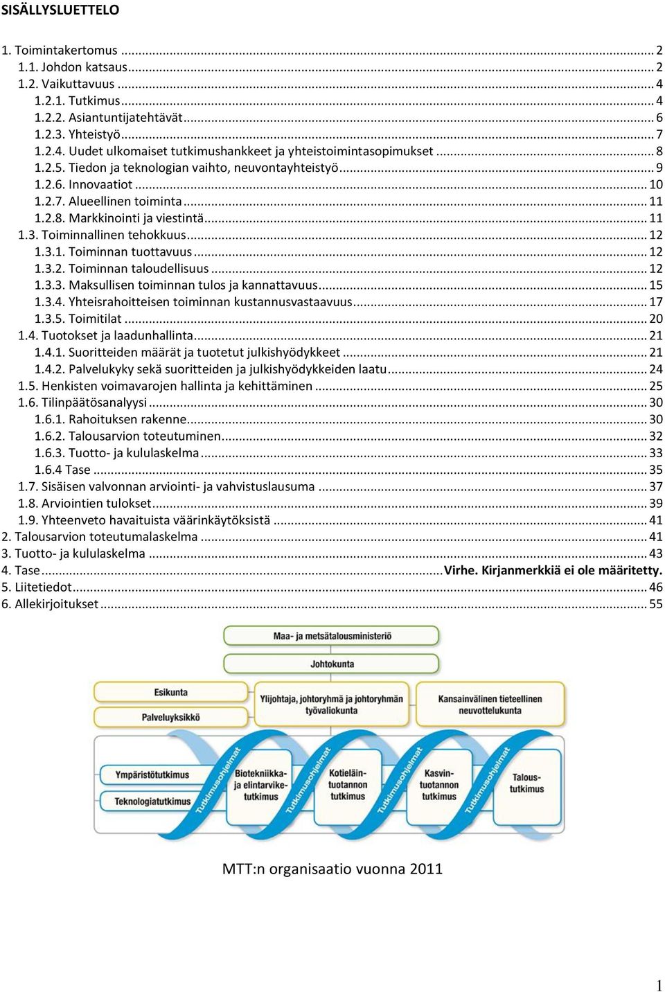 3.1. Toiminnan tuottavuus... 12 1.3.2. Toiminnan taloudellisuus... 12 1.3.3. Maksullisen toiminnan tulos ja kannattavuus... 15 1.3.4. Yhteisrahoitteisen toiminnan kustannusvastaavuus... 17 1.3.5. Toimitilat.