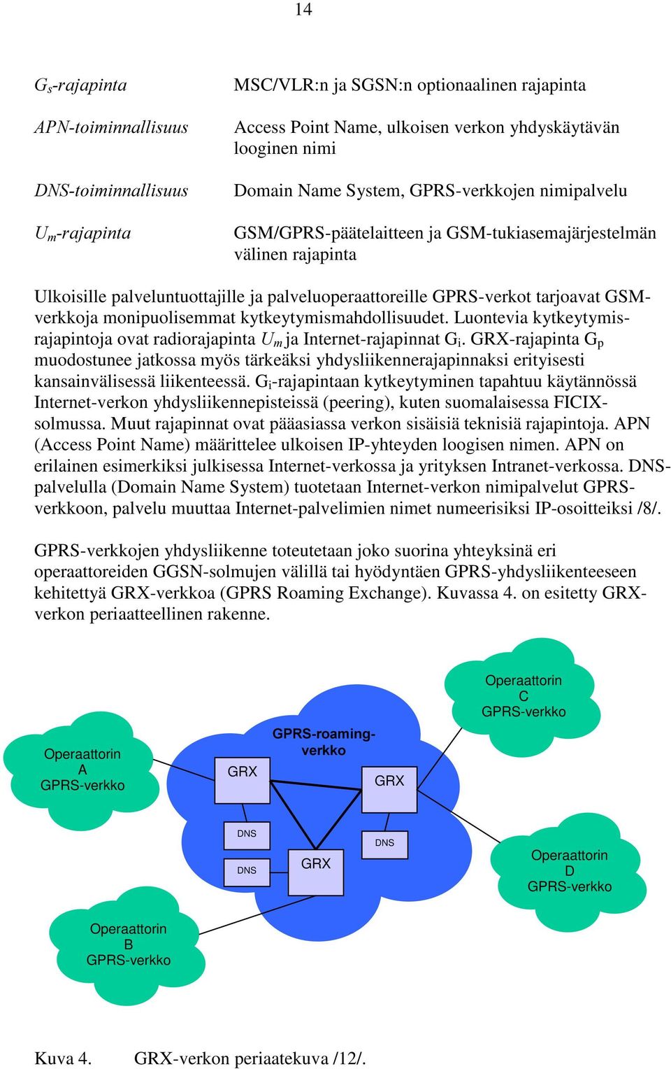 monipuolisemmat kytkeytymismahdollisuudet. Luontevia kytkeytymisrajapintoja ovat radiorajapinta 8 PÃ ja Internet-rajapinnat G i.