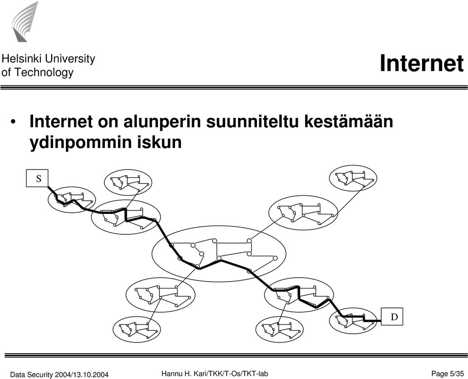 kestämään ydinpommin iskun S
