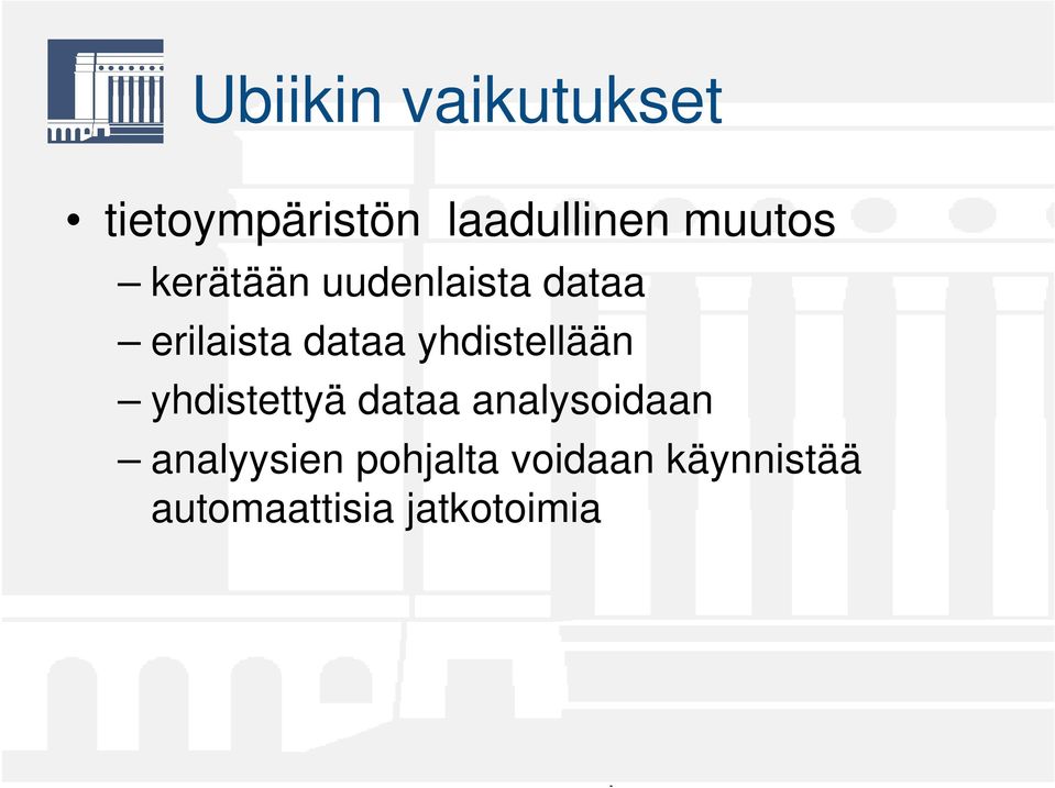 yhdistellään yhdistettyä dataa analysoidaan