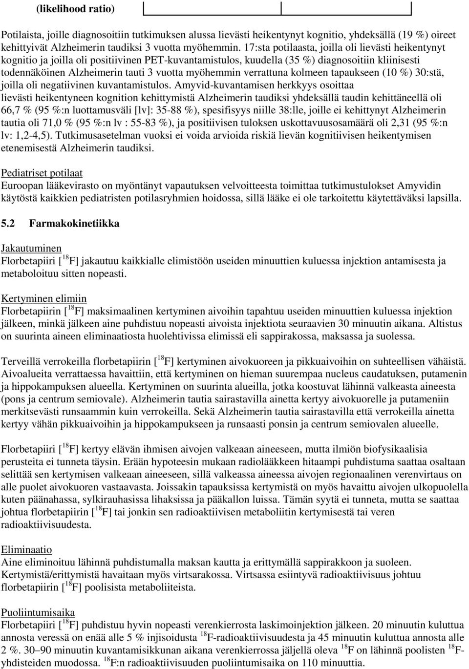 myöhemmin verrattuna kolmeen tapaukseen (10 %) 30:stä, joilla oli negatiivinen kuvantamistulos.