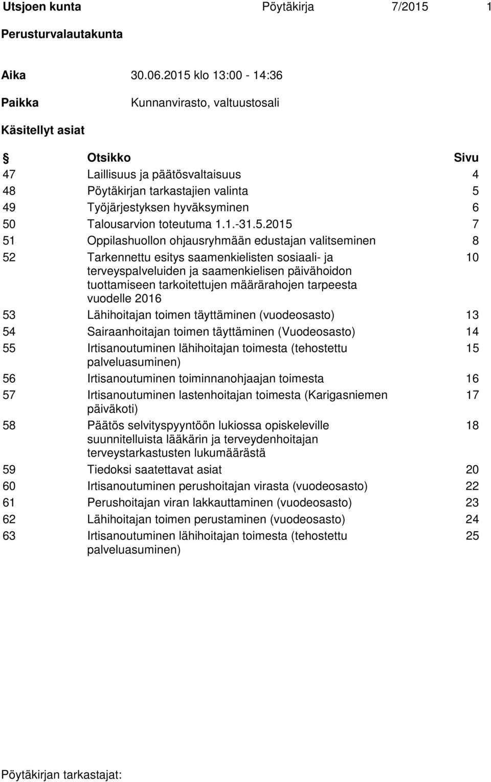 Talousarvion toteutuma 1.1.-31.5.