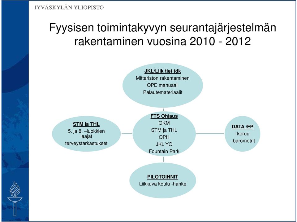 ja THL 5. ja 8.