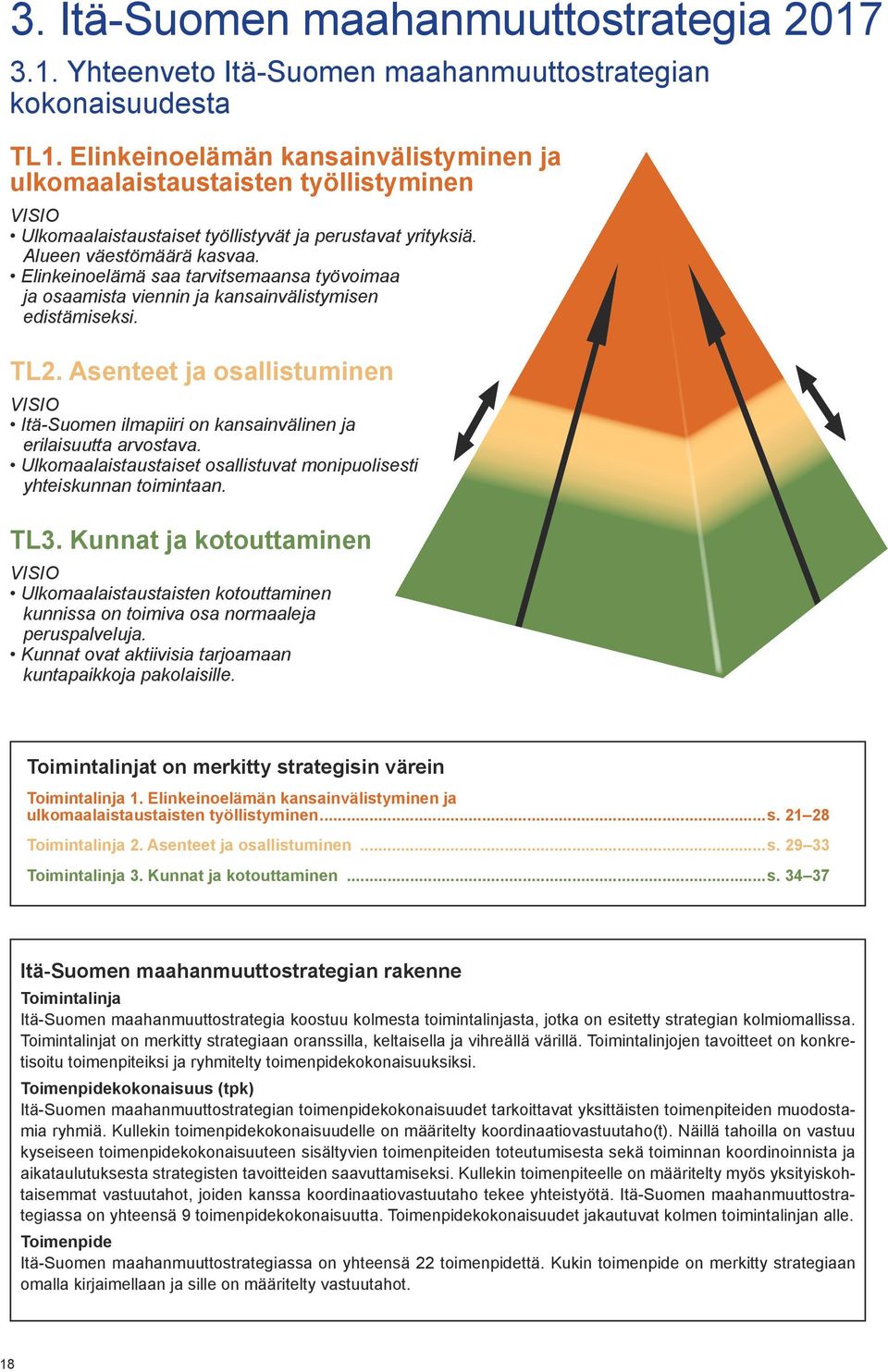 Elinkeinoelämä saa tarvitsemaansa työvoimaa ja osaamista viennin ja kansainvälistymisen edistämiseksi. TL2.