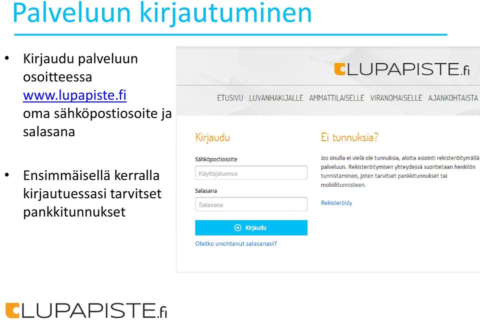 fi oma sähköpostiosoite ja salasana