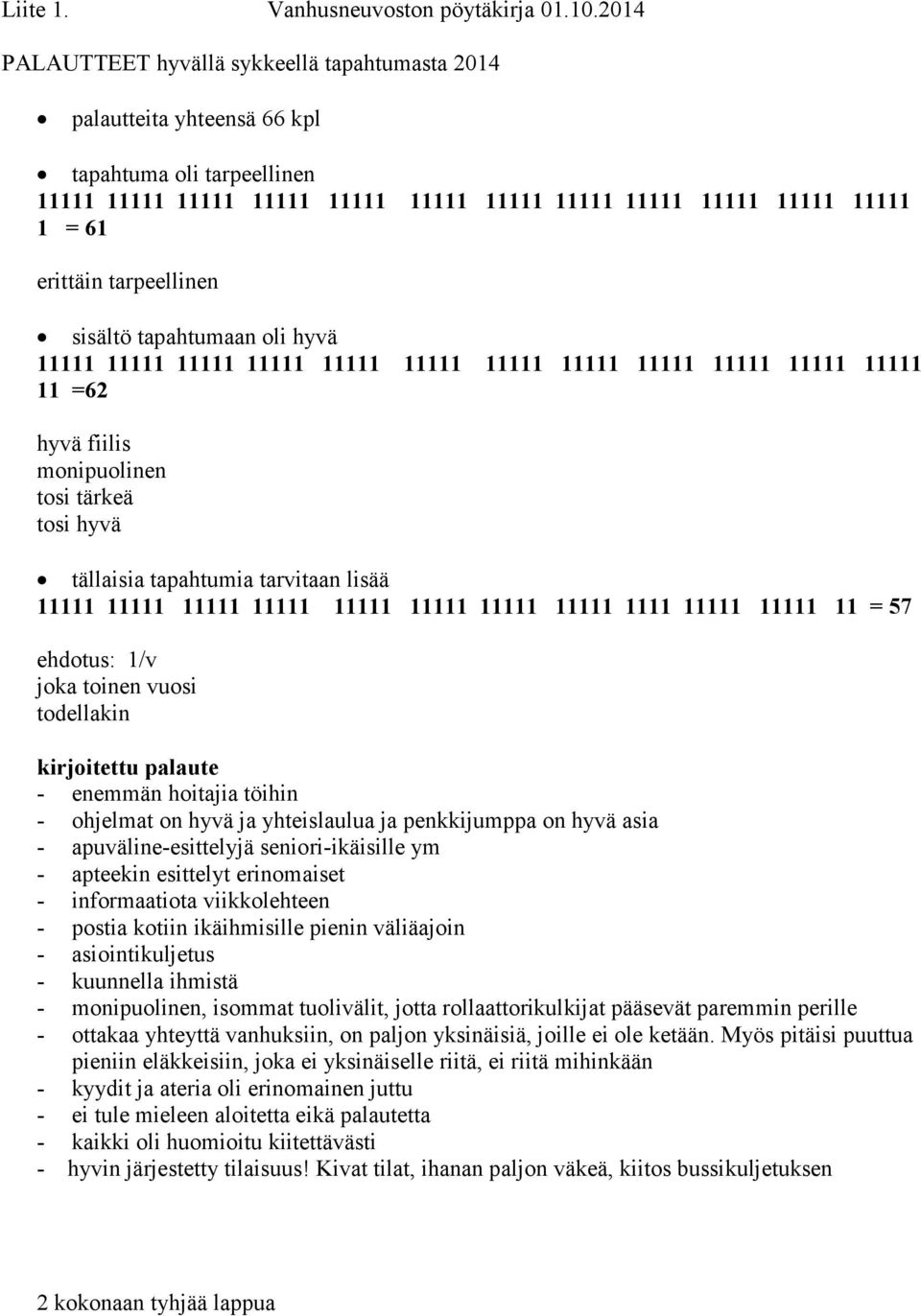 tarpeellinen sisältö tapahtumaan oli hyvä 11111 11111 11111 11111 11111 11111 11111 11111 11111 11111 11111 11111 11 =62 hyvä fiilis monipuolinen tosi tärkeä tosi hyvä tällaisia tapahtumia tarvitaan