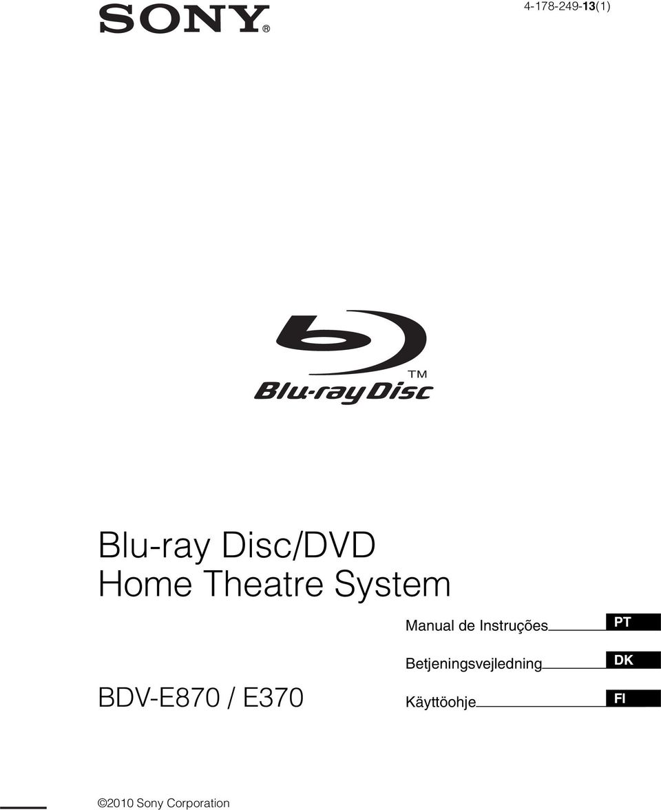 PT BDV-E870 / E370