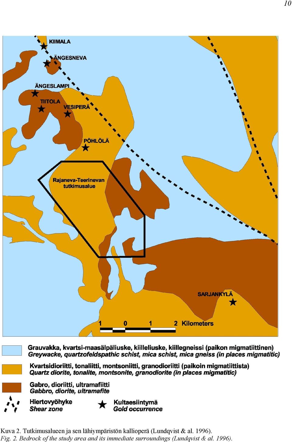 kallioperä (Lundqvist & al. 1996). Fig. 2.