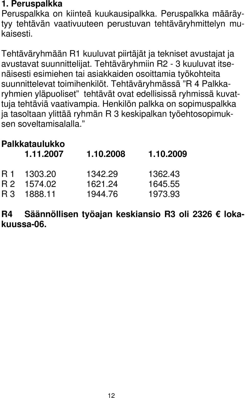 Tehtäväryhmiin R2-3 kuuluvat itsenäisesti esimiehen tai asiakkaiden osoittamia työkohteita suunnittelevat toimihenkilöt.