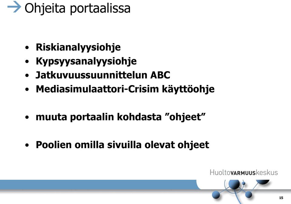 Mediasimulaattori-Crisim käyttöohje muuta