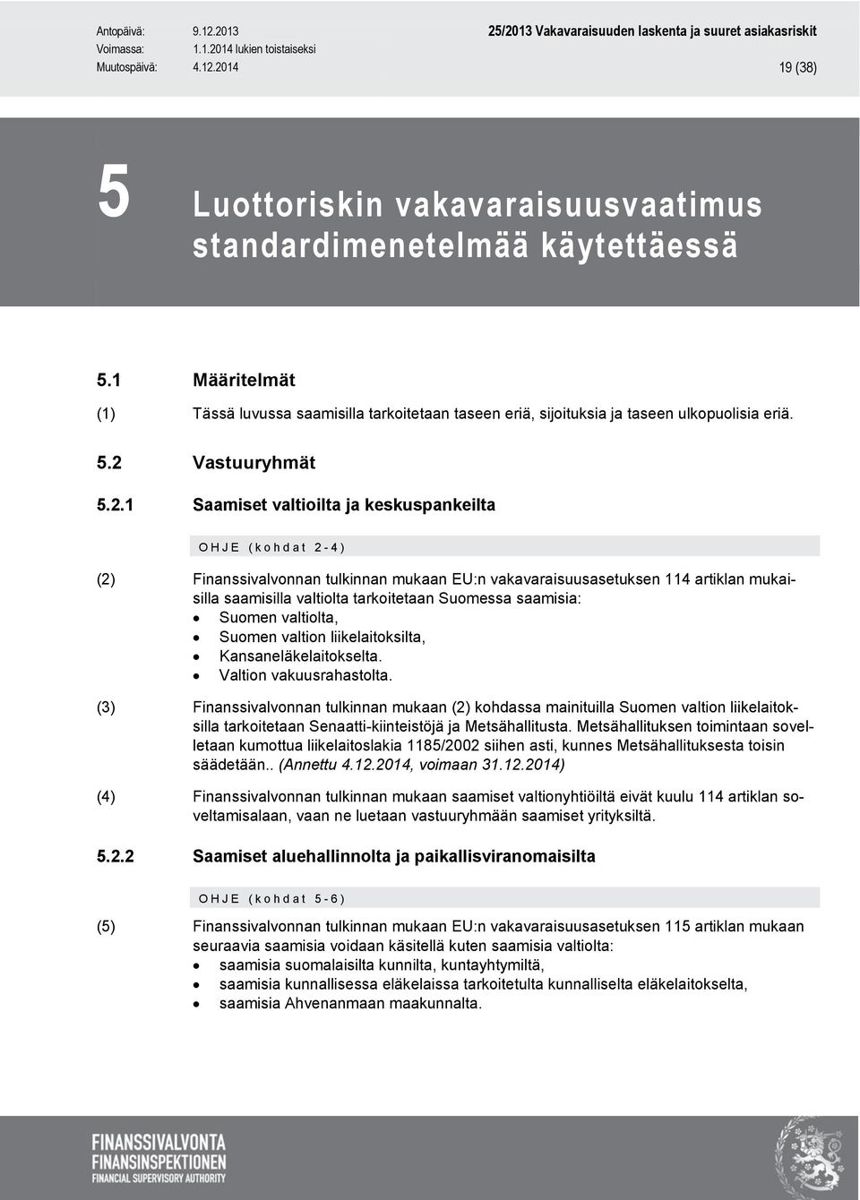 Vastuuryhmät 5.2.