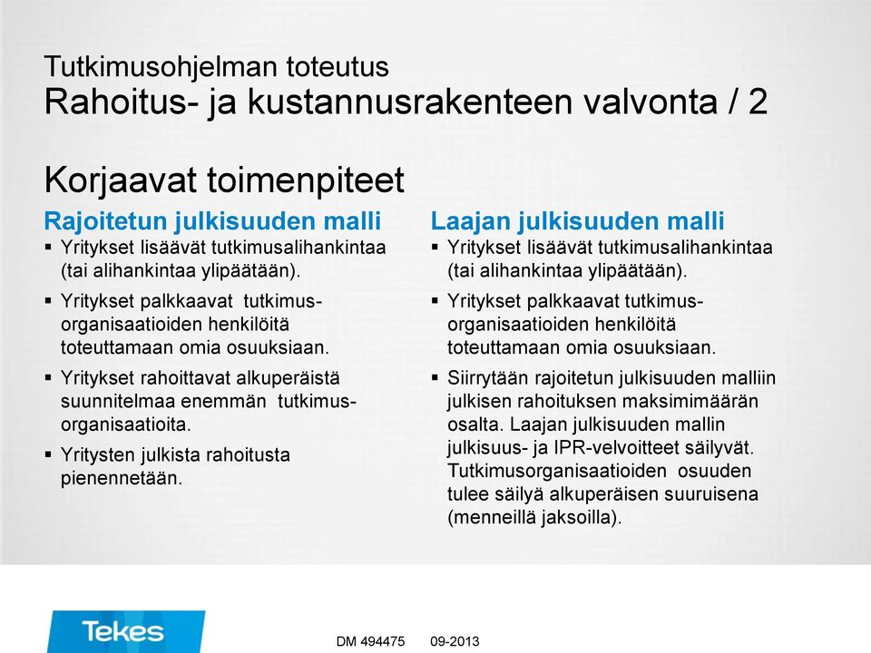 Yritysten julkista rahoitusta pienennetään. Laajan julkisuuden malli Yritykset lisäävät tutkimusalihankintaa (tai alihankintaa ylipäätään).