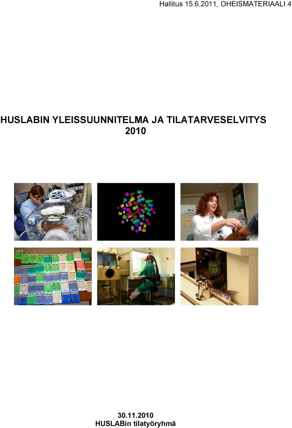 HUSLABIN YLEISSUUNNITELMA JA