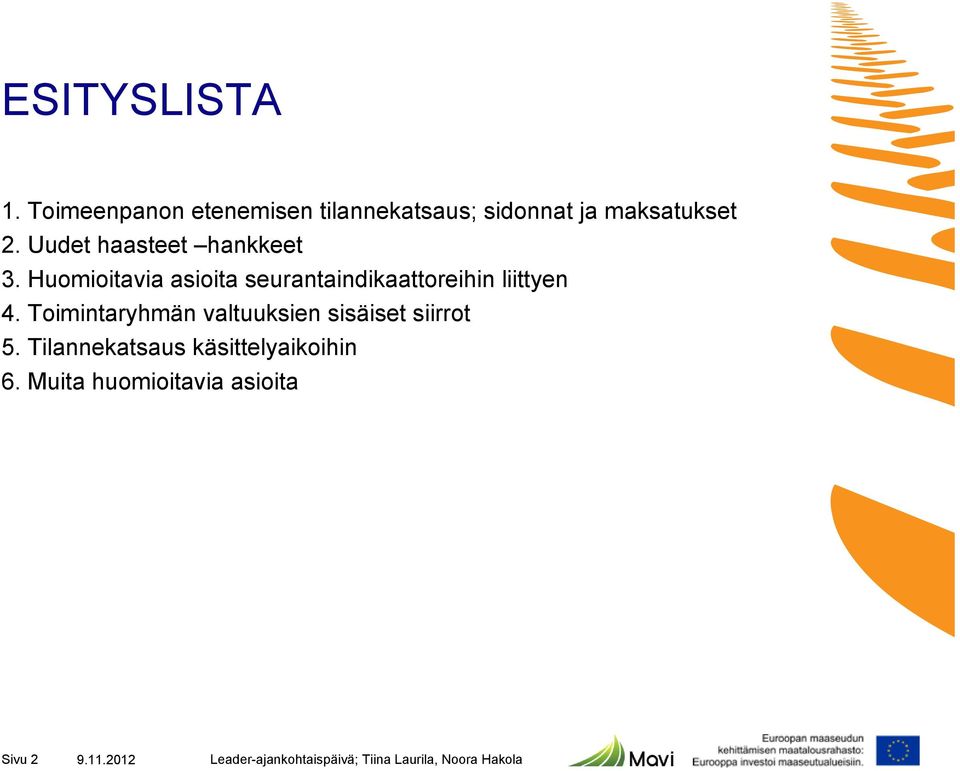 Uudet haasteet hankkeet 3.