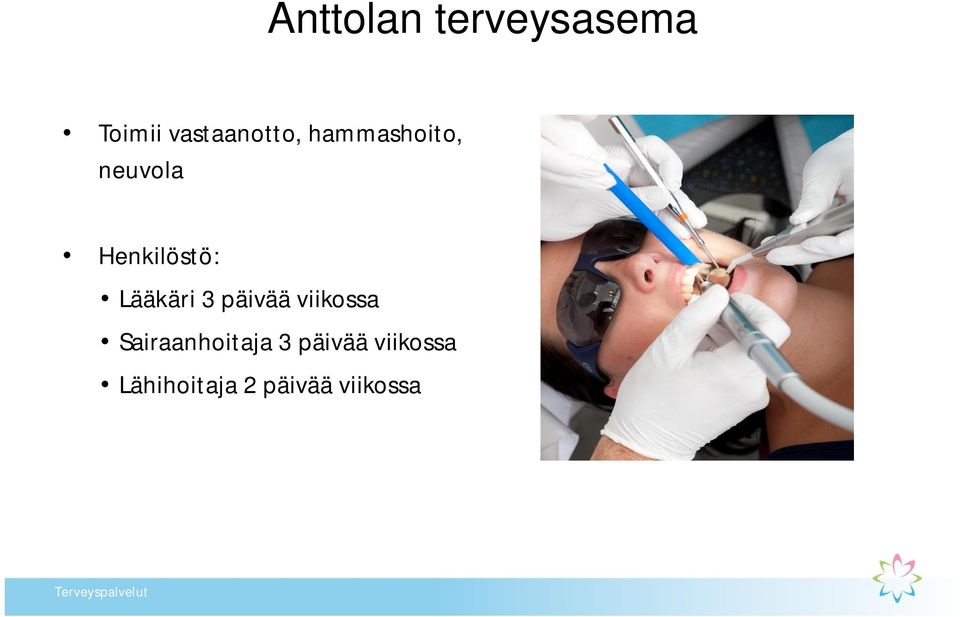Henkilöstö: Lääkäri 3 päivää viikossa