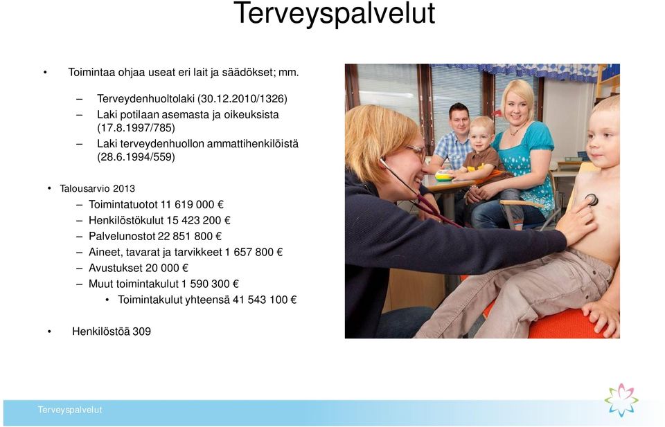 1997/785) Laki terveydenhuollon ammattihenkilöistä (28.6.