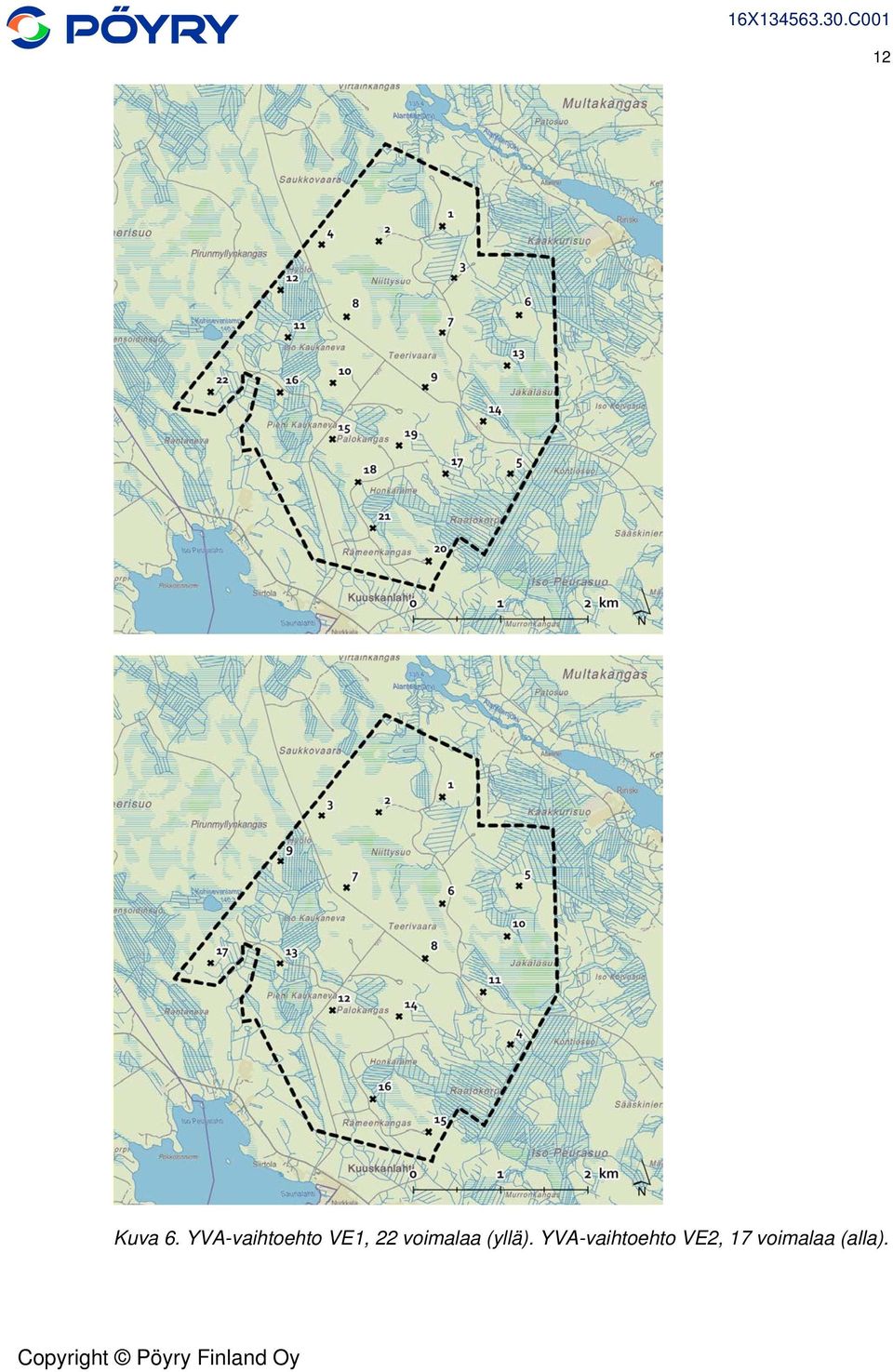 voimalaa (yllä).