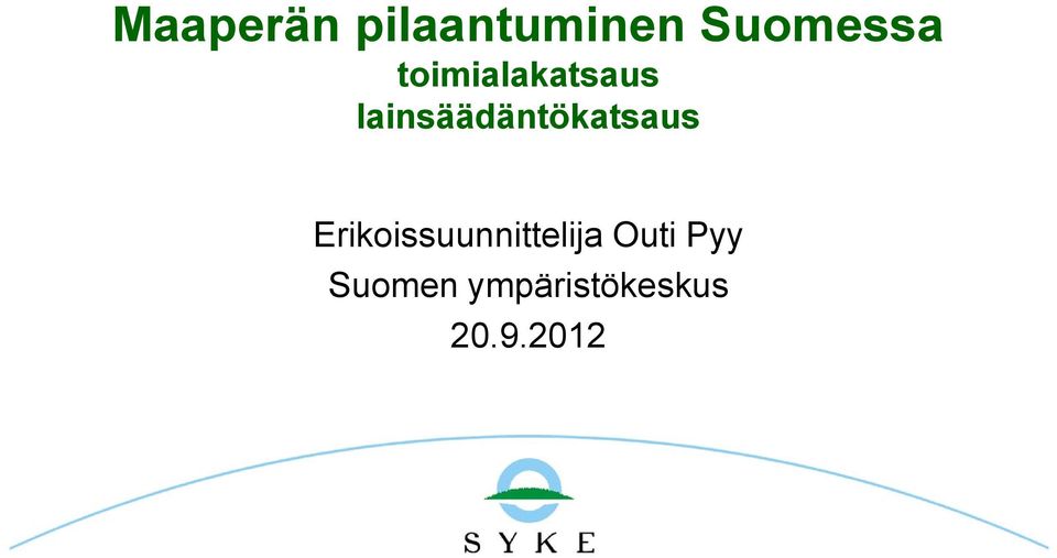 lainsäädäntökatsaus