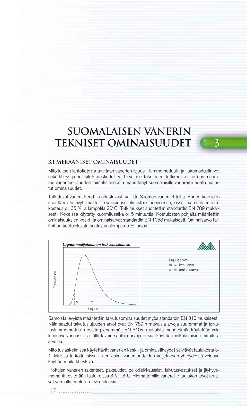 Tutkittavat vanerit kerättiin edustavasti kaikilta Suomen vaneritehtailta.