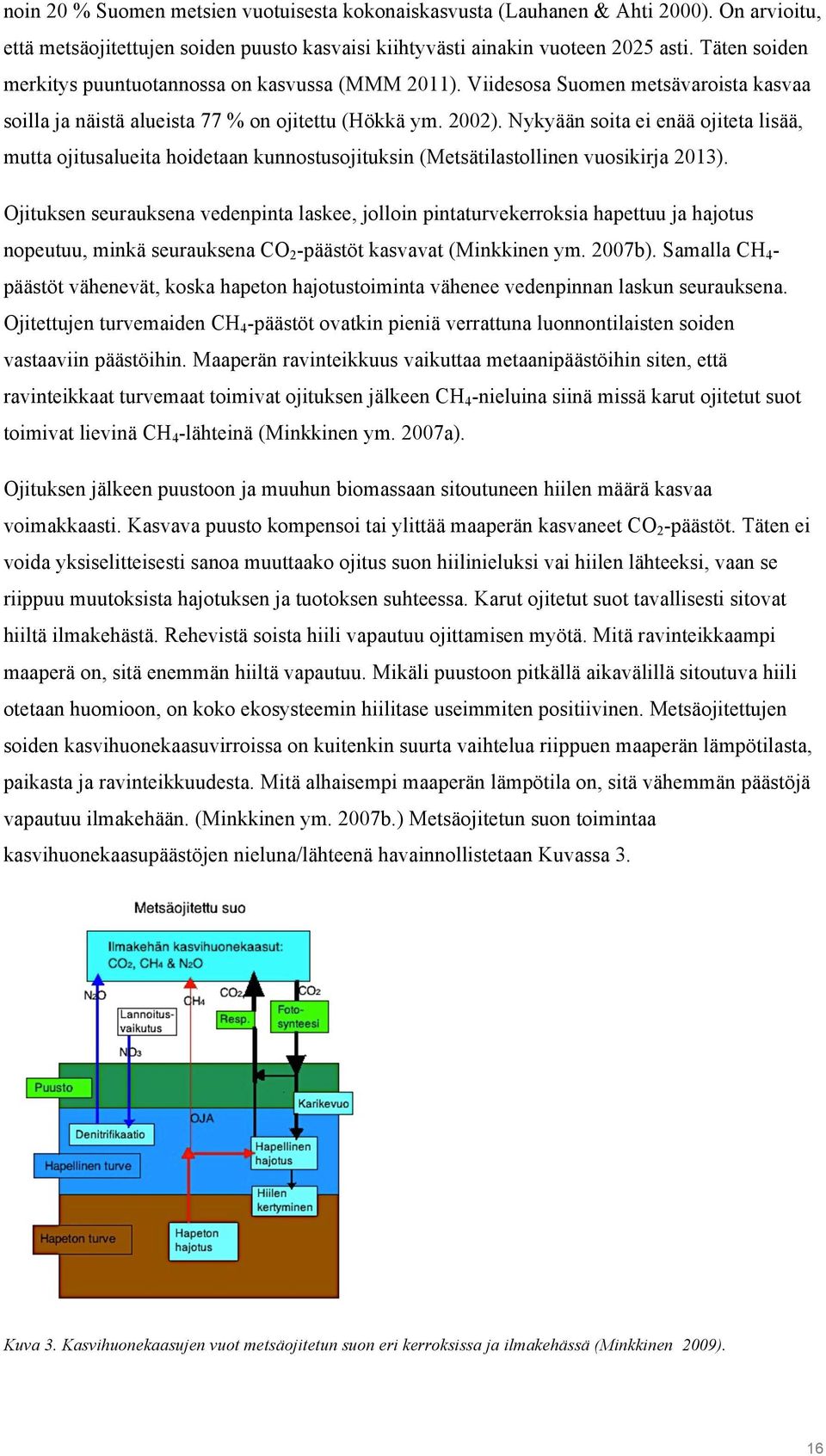 Nykyään soita ei enää ojiteta lisää, mutta ojitusalueita hoidetaan kunnostusojituksin (Metsätilastollinen vuosikirja 2013).