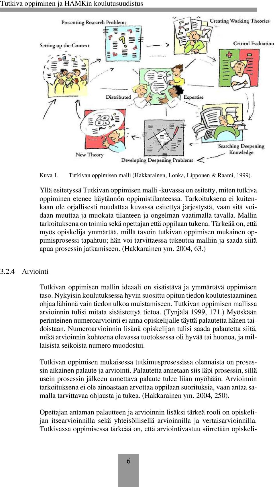 Tarkoituksena ei kuitenkaan ole orjallisesti noudattaa kuvassa esitettyä järjestystä, vaan sitä voidaan muuttaa ja muokata tilanteen ja ongelman vaatimalla tavalla.