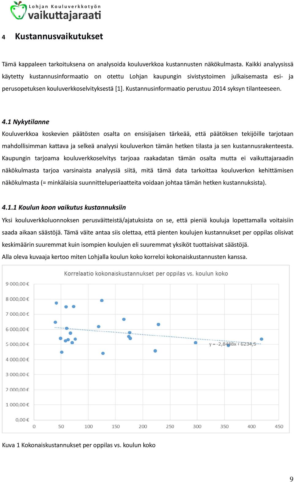 Kustannusinformaatio perustuu 2014 syksyn tilanteeseen. 4.