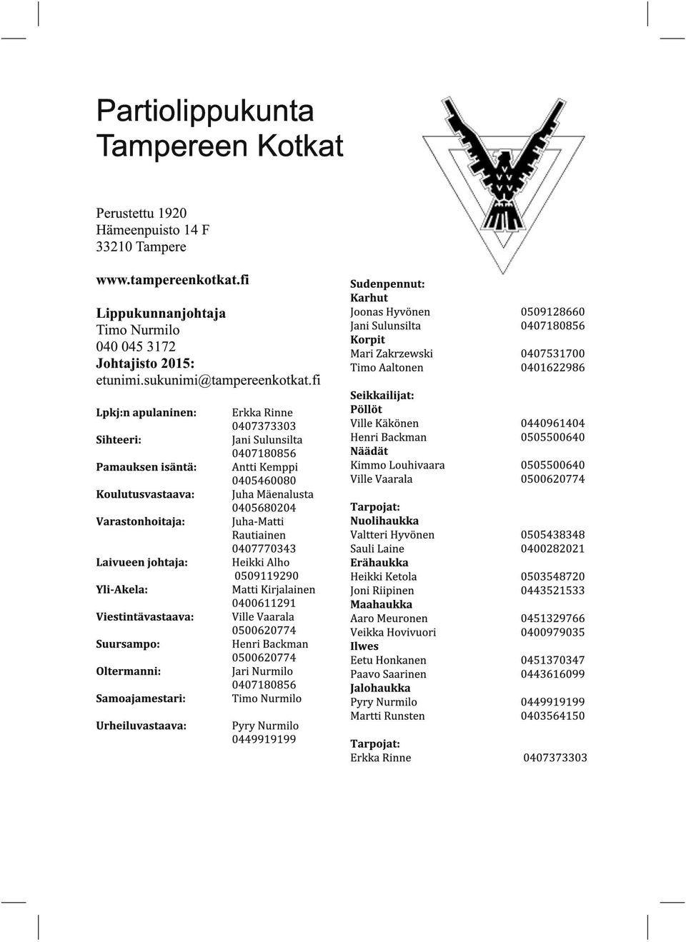 tampereenkotkat.