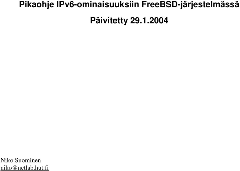 FreeBSD-järjestelmässä