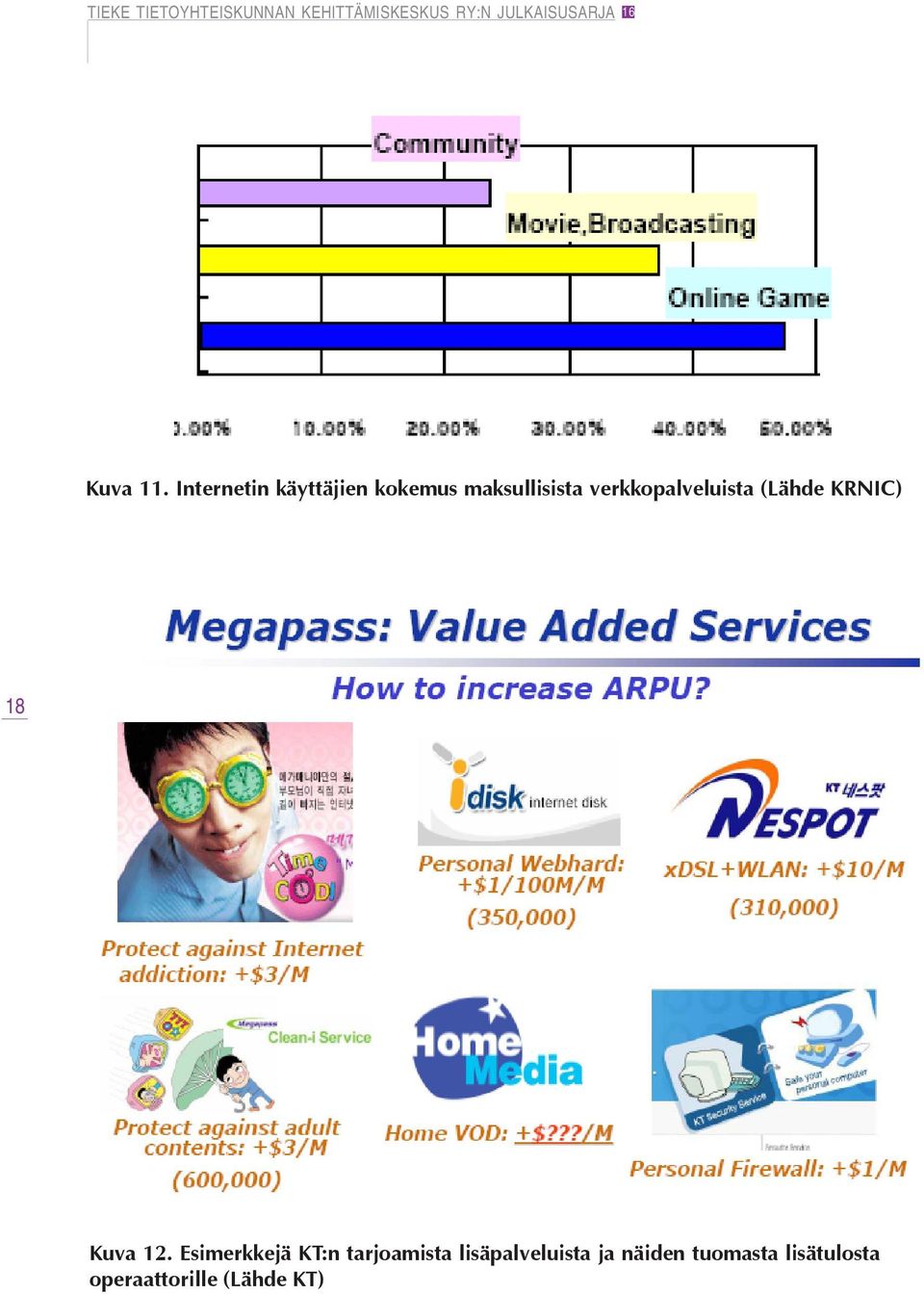 verkkopalveluista (Lähde KRNIC) 18 Kuva 12.