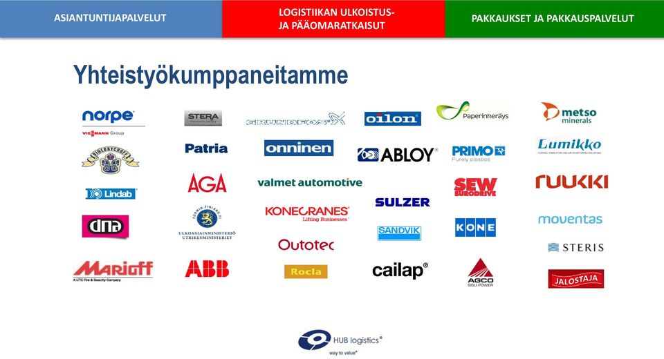 PÄÄOMARATKAISUT PAKKAUKSET
